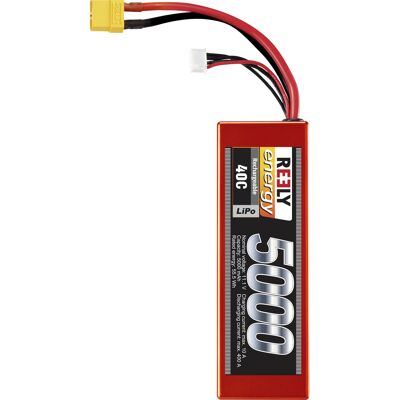 Reely XT90 RC Akku - 11,1V 5000mAh, 3S, Hartschale Reely XT90 RC Akku - 11,1V 5000mAh, 3S, Hartschale