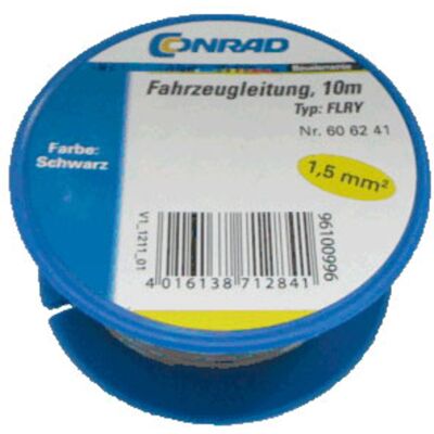 Aiv - Conrad Components 606241 Fahrzeugleitung Flry-b 1 X 1.50 Mm² Schwarz 10 M Aiv - Conrad Components 606241 Fahrzeugleitung Flry-b 1 X 1.50 Mm² Schwarz 10 M