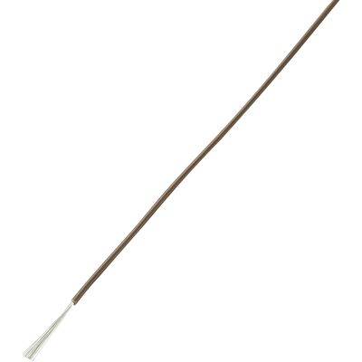 TRU Components 1566837 Brauner Kabel für Verkabelung - Flätad kabel LiY 1 x 0,14 mm² TRU Components 1566837 Brauner Kabel für Verkabelung - Flätad kabel LiY 1 x 0,14 mm²