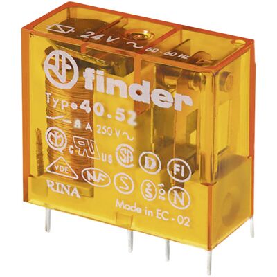 Finder Relais 40.52.8.240.0000 - 240V AC, 8A, 2 Wechsler - Relais Finder Relais 40.52.8.240.0000 - 240V AC, 8A, 2 Wechsler - Relais