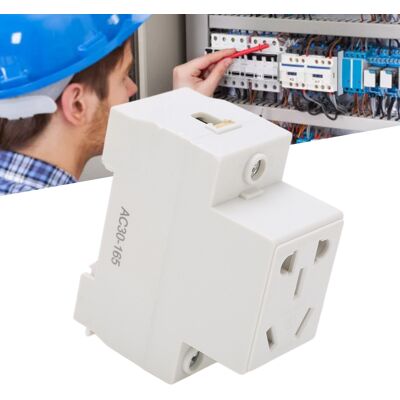 JUTE Berm Modulare Steckdosenleiste, Din-schienenmontage, Fünfpolige Steckdose, 250 V Ac, 30–165 V JUTE Berm Modulare Steckdosenleiste, Din-schienenmontage, Fünfpolige Steckdose, 250 V Ac, 30–165 V