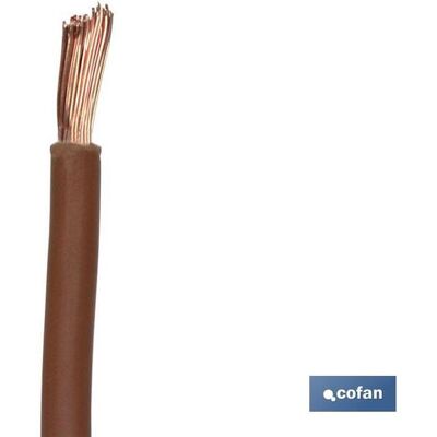 COFAN Kabelrolle H07v-k 1x1,5mm2 Braun (100m) COFAN Kabelrolle H07v-k 1x1,5mm2 Braun (100m)