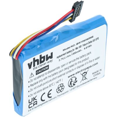 Vhbw - 1x Akku Kompatibel Mit Yakumo Delta 300 Gps Gps Navigation Navi (1300 Mah, 3,7 V, Li-ion) Vhbw - 1x Akku Kompatibel Mit Yakumo Delta 300 Gps Gps Navigation Navi (1300 Mah, 3,7 V, Li-ion)