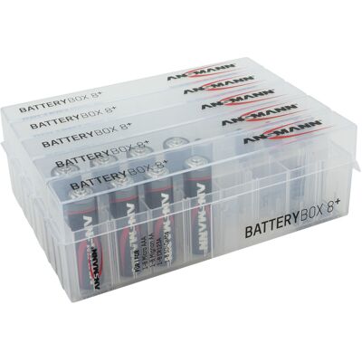 Ansmann - Battery Box - 8 Fächer - AA/AAA Ansmann - Battery Box - 8 Fächer - AA/AAA