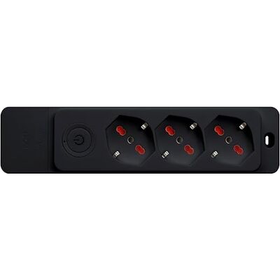 ROSI - RS8312N - 3 Steckdosen - Schalter - Steckdosenleiste ROSI - RS8312N - 3 Steckdosen - Schalter - Steckdosenleiste