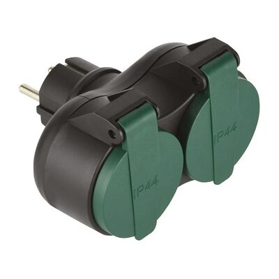 ELECTRALINE Outdoor Adapter 2 Prese Schuko - Außenadapter ELECTRALINE Outdoor Adapter 2 Prese Schuko - Außenadapter