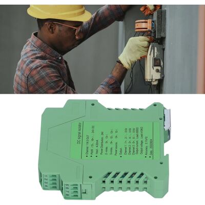 JUTE 24v Dc Signalisolator Für Strom- Und Spannungstransmitter, Sps-erkennung, Ein Eingang Und Drei Ausgänge, 0-5v. JUTE 24v Dc Signalisolator Für Strom- Und Spannungstransmitter, Sps-erkennung, Ein Eingang Und Drei Ausgänge, 0-5v.