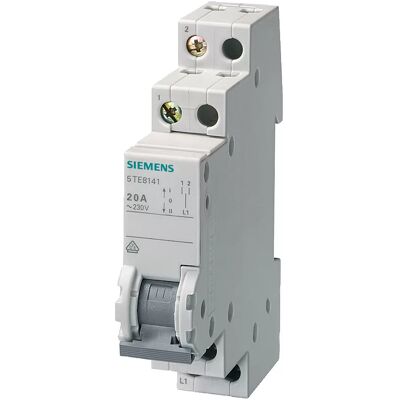 Siemens Trennschalter - 5TE8142 - 20A, 1P, DIN-Schaltgerät Siemens Trennschalter - 5TE8142 - 20A, 1P, DIN-Schaltgerät