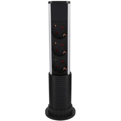 HEAT Versenkbare Steckdose Für Die Arbeitsplatte, Usb-steckdosenleiste Mit 2 Anschlüssen, Versenkbarer Sockel, 250 V, Eu-stecker, Schwarz HEAT Versenkbare Steckdose Für Die Arbeitsplatte, Usb-steckdosenleiste Mit 2 Anschlüssen, Versenkbarer Sockel, 250 V, Eu-stecker, Schwarz