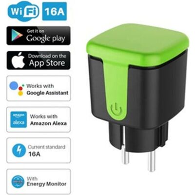 BOBYPET Grüne, Wetterfeste Außensteckdose, Zeitschaltuhr, Intelligenter Stecker BOBYPET Grüne, Wetterfeste Außensteckdose, Zeitschaltuhr, Intelligenter Stecker
