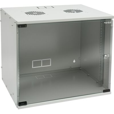 Hmf - 65709-07 Serverschrank 19 Zoll, 9 He, Netzwerkschrank, Unmontiert, 51 X 40 X 45 Cm, Lichtgrau Hmf - 65709-07 Serverschrank 19 Zoll, 9 He, Netzwerkschrank, Unmontiert, 51 X 40 X 45 Cm, Lichtgrau