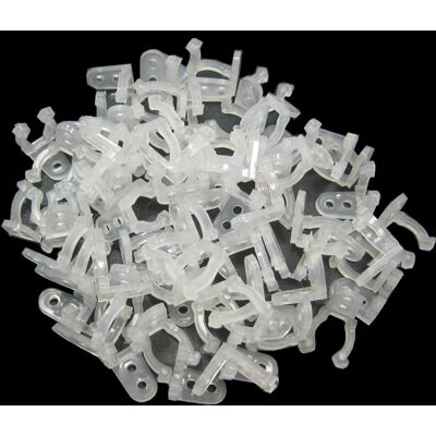 Trade-shop - 50x Kabel Clips Halter Klemmen Schellen Kabelorganisation Kabelführung Für 10 Bis 16mm Elektrische Kabel Stromkabel / Büro Wohnraum Trade-shop - 50x Kabel Clips Halter Klemmen Schellen Kabelorganisation Kabelführung Für 10 Bis 16mm Elektrische Kabel Stromkabel / Büro Wohnraum
