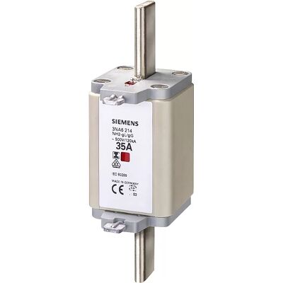 Siemens 3NA6236 Hochstrom NH-Sicherung - 160A, 500V/440V DC Siemens 3NA6236 Hochstrom NH-Sicherung - 160A, 500V/440V DC