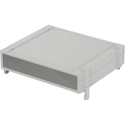 Botego Bo 62609 Tisch-gehäuse (l X B X H) 256.9 X 307.35 X 65.2 Mm Abs Lichtgrau (ral 7035) 1 - Bopla Botego Bo 62609 Tisch-gehäuse (l X B X H) 256.9 X 307.35 X 65.2 Mm Abs Lichtgrau (ral 7035) 1 - Bopla