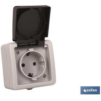 COFAN Modell 51001226 Wasserdichte IP44 Außensteckdose COFAN Modell 51001226 Wasserdichte IP44 Außensteckdose