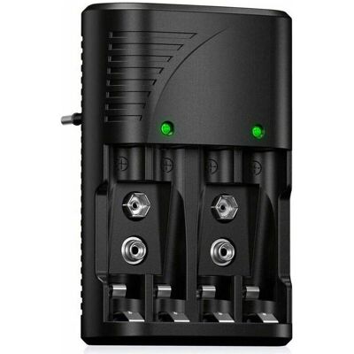 OEM 6802 Universelles Schnellladegerät Für Ni-mh-akkus Der Typen Aa/aaa/9v – Led-anzeige – Überhitzungsschutz – Spannung 100–240 V OEM 6802 Universelles Schnellladegerät Für Ni-mh-akkus Der Typen Aa/aaa/9v – Led-anzeige – Überhitzungsschutz – Spannung 100–240 V