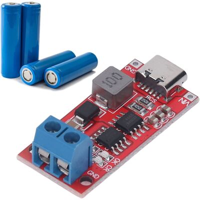 JUTE Dc3-6v 4s Aufwärtswandler, Lademodul Für 18650 Lithium-polymer-akkus, Typ-c-schnittstelle, 4a JUTE Dc3-6v 4s Aufwärtswandler, Lademodul Für 18650 Lithium-polymer-akkus, Typ-c-schnittstelle, 4a