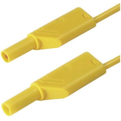 Hirschmann Modell MLS WS 100/2,5 Gelb Sicherheitsleitung - Test & Messkabel Hirschmann Modell MLS WS 100/2,5 Gelb Sicherheitsleitung - Test & Messkabel