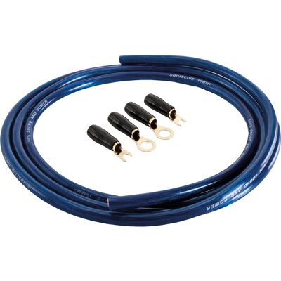 Car Hifi Stromkabel-set 16 Mm² Vergoldet - Sinuslive Car Hifi Stromkabel-set 16 Mm² Vergoldet - Sinuslive