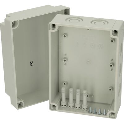 Fibox Universalgehäuse - 180x130x100mm, IP66/IP67, Polycarbonat Fibox Universalgehäuse - 180x130x100mm, IP66/IP67, Polycarbonat