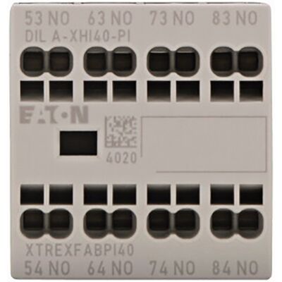Eaton Hilfsschalterbaustein, 4 Kontakte, 4 NA - Hilfsschalterblock Eaton Hilfsschalterbaustein, 4 Kontakte, 4 NA - Hilfsschalterblock