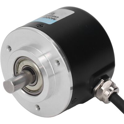 HEAT Zweiphasiger Inkremental-drehgeber, 50 Mm Außendurchmesser, Schutzart Ip50, Pnp-drehgeber, Dc 5–24 V, 1000 Impulse/r HEAT Zweiphasiger Inkremental-drehgeber, 50 Mm Außendurchmesser, Schutzart Ip50, Pnp-drehgeber, Dc 5–24 V, 1000 Impulse/r