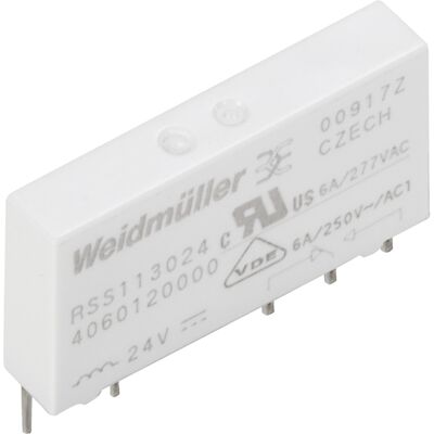 Weidmüller RSS113024F Relais - 24V DC, 6A, Weiß - Automatisierung Weidmüller RSS113024F Relais - 24V DC, 6A, Weiß - Automatisierung
