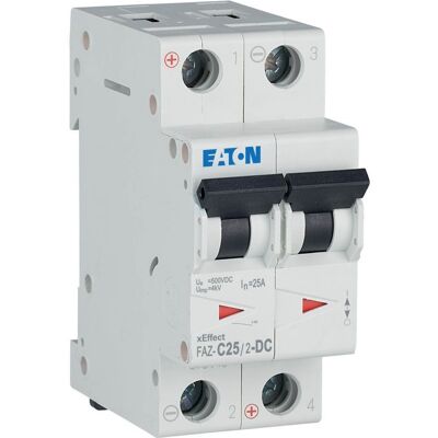 Eaton - FAZ-C25/2-DC - 2-polig - Circuit breaker Eaton - FAZ-C25/2-DC - 2-polig - Circuit breaker