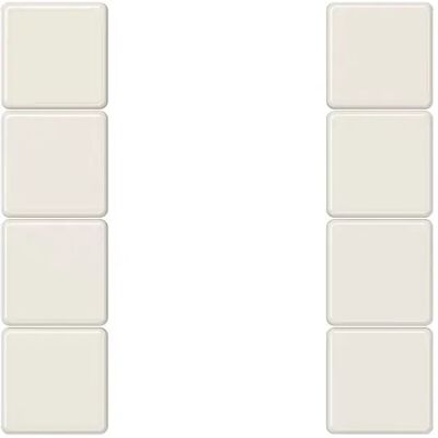 Jung A504TSA Tastensatz - 4-fach, Komplett, Elfenbeinweiß Jung A504TSA Tastensatz - 4-fach, Komplett, Elfenbeinweiß