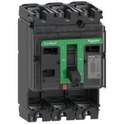 Schneider Electric ComPacT NSX160F - Max 36kA - 3P - 160A - Fest - Leitungsschutzschalter Schneider Electric ComPacT NSX160F - Max 36kA - 3P - 160A - Fest - Leitungsschutzschalter
