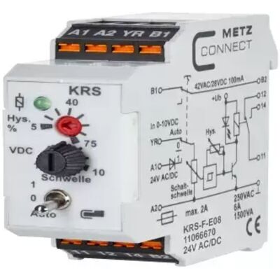 Metzconnect Schwellen-Schalter - 24V - Grau Metzconnect Schwellen-Schalter - 24V - Grau