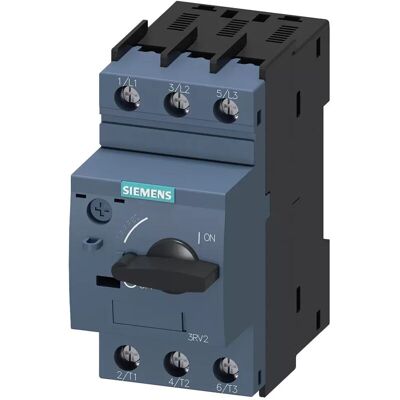 Siemens Motorenschutzschalter - 3RV2 0,11-0,16A - IP20 - 3-polig Siemens Motorenschutzschalter - 3RV2 0,11-0,16A - IP20 - 3-polig