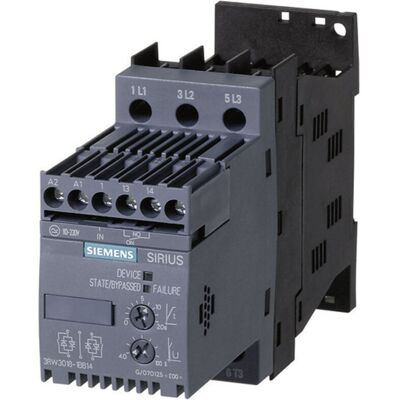 Siemens 3RW3016 Sanftstarter - Motorleistung 4kW, 2.2kW, Modell 3RW3016 Siemens 3RW3016 Sanftstarter - Motorleistung 4kW, 2.2kW, Modell 3RW3016