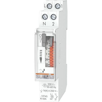 Suevia Dino One RS Zeitschalter - Wöchentliches Programm 230V/AC Suevia Dino One RS Zeitschalter - Wöchentliches Programm 230V/AC