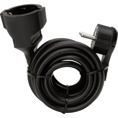 Kopp - 143705086 Strom Verlängerungskabel Schwarz 5.00 M H05vv-f 3g 1,5 Mm² Kopp - 143705086 Strom Verlängerungskabel Schwarz 5.00 M H05vv-f 3g 1,5 Mm²