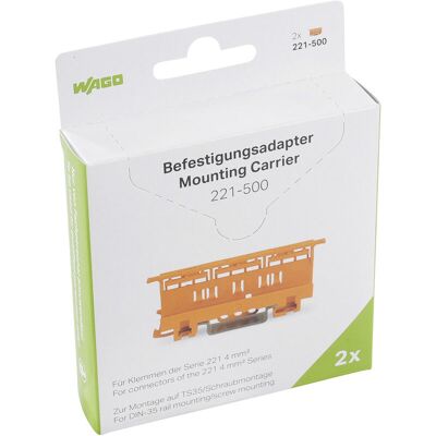 WAGO 221-500 Serie 221 Befestigungsadapter - Verbinder WAGO 221-500 Serie 221 Befestigungsadapter - Verbinder