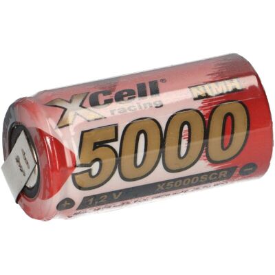 Xcell - Sub-c Akku Zelle 5000mah 1,2v Nimh Hochleistungszelle Mit U Lötfahne Xcell - Sub-c Akku Zelle 5000mah 1,2v Nimh Hochleistungszelle Mit U Lötfahne