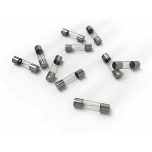 Auprotec - 50 Feinsicherungen 6,3A Ampere 5x20 mm Schmelzsicherungen Glassicherungen 1A - 20A