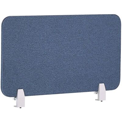 BELIANI Schreibtischtrennwand Blau 72 X 40 Cm Wally BELIANI Schreibtischtrennwand Blau 72 X 40 Cm Wally