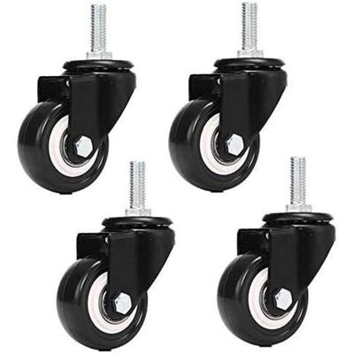 OEM Schwerlast-lenkrollen, Tragkraft 240 Kg – 4 Stück, M8×25 Mm, Polyurethan-gleiter (pu) Für Möbel Und Transportwagen OEM Schwerlast-lenkrollen, Tragkraft 240 Kg – 4 Stück, M8×25 Mm, Polyurethan-gleiter (pu) Für Möbel Und Transportwagen