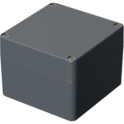 Bopla Euromas Aluminium Industriegehäuse - Grau-Silber (RAL 7001) - 122x120x90 mm Bopla Euromas Aluminium Industriegehäuse - Grau-Silber (RAL 7001) - 122x120x90 mm