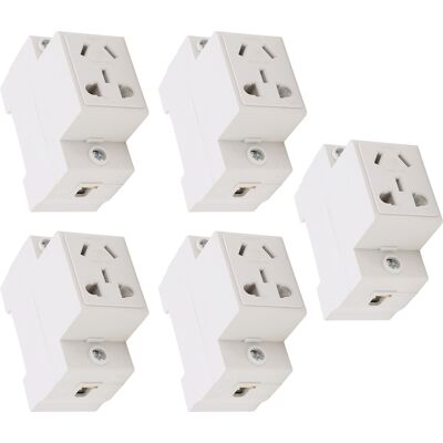 HEAT 5-polige Steckdose, 250 V, Robustes Material, Stabile Ausführung, Sichere Und Robuste Industrie-modulsteckdose Ac30-105 HEAT 5-polige Steckdose, 250 V, Robustes Material, Stabile Ausführung, Sichere Und Robuste Industrie-modulsteckdose Ac30-105