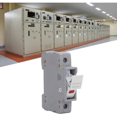 JUTE Miniatur-sicherungshalter Ltpv-30d, 1000 V Dc, 32 A Einpolig, Mit Durchlassanzeige Und 20-a-photovoltaiksicherung, 10 X 38 Mm Din-schienenmontage JUTE Miniatur-sicherungshalter Ltpv-30d, 1000 V Dc, 32 A Einpolig, Mit Durchlassanzeige Und 20-a-photovoltaiksicherung, 10 X 38 Mm Din-schienenmontage