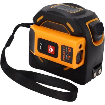 HEAT Laser-bandmaß, Hochpräzise, Abs-gehäuse, Manganstahl, Digitales Laser-messgerät Für Bauzwecke, 40 M HEAT Laser-bandmaß, Hochpräzise, Abs-gehäuse, Manganstahl, Digitales Laser-messgerät Für Bauzwecke, 40 M