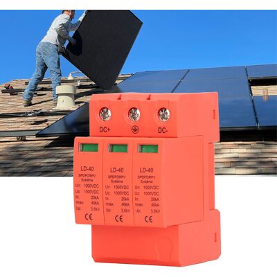 JUTE Ld-40 Photovoltaik-überspannungsschutz, Dreiphasig, 20–40 Ka, 1000 V Dc JUTE Ld-40 Photovoltaik-überspannungsschutz, Dreiphasig, 20–40 Ka, 1000 V Dc