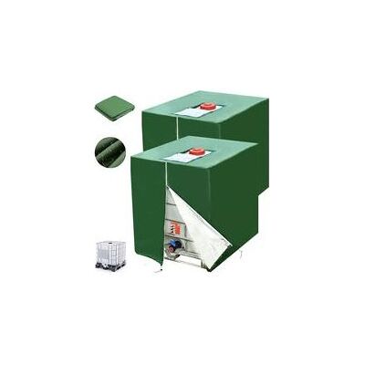 OEM Ibc-tankabdeckung Für 1000-liter-ibc-container, 2 Stück, 210d 116 X 100 X 120 Cm, Uv-beständig, Regendicht (grün) OEM Ibc-tankabdeckung Für 1000-liter-ibc-container, 2 Stück, 210d 116 X 100 X 120 Cm, Uv-beständig, Regendicht (grün)