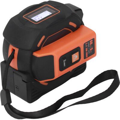 HEAT Laser-bandmaß 2 In 1 Digitales Messgerät Distanzmessung Elektronisches Messgerät Swtm60 HEAT Laser-bandmaß 2 In 1 Digitales Messgerät Distanzmessung Elektronisches Messgerät Swtm60