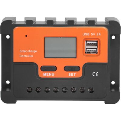 HEAT Solarladeregler Dbs12 Abs Lcd-display, 3-stufiger Pwm-lade-/entladeregler, 12 V, 24 V, 30 A HEAT Solarladeregler Dbs12 Abs Lcd-display, 3-stufiger Pwm-lade-/entladeregler, 12 V, 24 V, 30 A