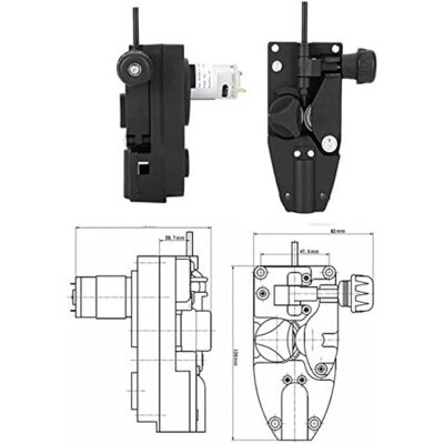 TEHTUY 24 V Dc 10 W Drahtvorschubmotor Für Mig-schweißgeräte, Automatische Drahtvorschubmaschine Für 0,6–1,0 Mm Fülldraht, Zur Herstellung TEHTUY 24 V Dc 10 W Drahtvorschubmotor Für Mig-schweißgeräte, Automatische Drahtvorschubmaschine Für 0,6–1,0 Mm Fülldraht, Zur Herstellung