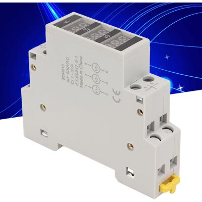 JUTE Modulares Dreiphasiges Digitales Voltmeter Auf Din-schiene Ac80-500v, Elektronisches Elektrisches Messgerät Sdm010 JUTE Modulares Dreiphasiges Digitales Voltmeter Auf Din-schiene Ac80-500v, Elektronisches Elektrisches Messgerät Sdm010